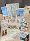 Large Lot Of 80 Vintage Maps Estate Find National Geographic Magazine With Cases