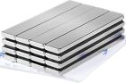 Strong Rare Earth Neodymium Magnets Heavy Duty Bar Magnets Double-sided 2 Pack