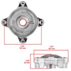 Front Left Right Wheel Hubs W studs   Bearings For Polaris Rzr 800 Efi 2010-2014