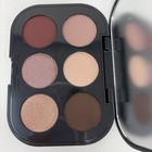 Mac Connect In Colour Eye Shadow Palette Embedded In Burgundy  6 Colors New