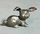 Spoontiques Pewter Bunny Rabbit Set Miniatures 5 Pieces