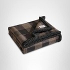 Cozy 50  X 60  Flannel Throw Blanket With Luxurious Sherpa Fleece Reverse
