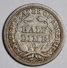 1853-o Liberty Seated Half Dime   Vf   166294