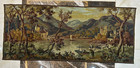 Vintage French Tapestry Wall Hanging Goblin Home Decor Tapestry  167 X 71 Cm