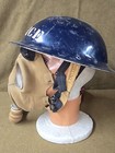 Wwii Canadian Civil Defense Helmet And Gas Mask Set