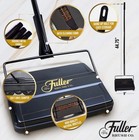 Fuller Brush 17027 Electrostatic Carpet   Floor Sweeper - 9  Black  Black