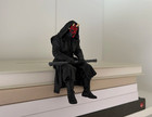 Star Wars Darth Maul Hooded Seated Cloak Statue Figurine Sci-fi   Horror