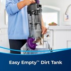 Bissell Powerforce Helix  Bagless  Upright Vacuum  Purple   Black