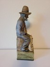 Lionstone Whiskey Ceramic Decanter 1969 Vintage 14  Sheepherder Empty