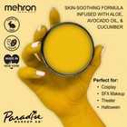 Mehron Paradise Aq Yellow Face body Paint Cake Makeup Stage Theatrical 1 4oz