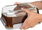 Extra Large 112 Oz Razab Glass Food Storage Container W  Locking Lid Leak Proof