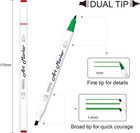 30colors Dual Tip Art Markers Perfect For Adult Coloring Sketching   Card Making