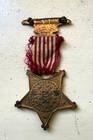 Us Civil War Gar Veteran s Numbered Badge Medal - R4392