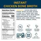 Bare Bones Chicken Bone Broth Instant Powdered Mix  10g Protein   4 Pack