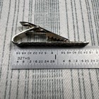 Vtg Silver Tone Tie Clip Tie Bar  Skinny Tie Width Nos  0379