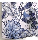 Half Moon Cynthia Jacobean Floral Tailored Room Darkening Window Valance