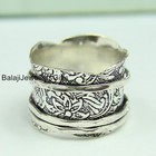 Handmade Sterling Silver Spinner Ring  Boho Meditation Anxiety Ring All Size