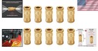 10-pack 1 4-inch Brass Female Industrial Couplers - Durable Air Hose Connectors