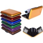 Pocket Waterproof Business Id Credit Card Wallet Holder Aluminum Metal Rfid Case