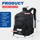 Baseball Bag Pro Bat Backpack For Baseball  Tball Softball Equipment Gear For Ad