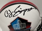 Oj Simpson Signed Autographed Auto Bills Hof 1985 Hall Of Fame Mini Helmet Jsa