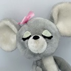 Dakin Vintage 1976 Hugging Girl Mouse Gray Stuffed Animal Plush Toy 10 