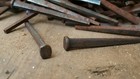 1 5  Old Iron Square Nails 1800s 100cnt