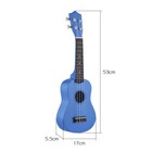 21 Inch Colored Acoustic Soprano Ukulele Ukelele Uke Kit Basswood With D1l9