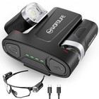 Mini Flashlight For Glasses  Rechargeable Headlamp Reading Book Light With 