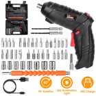 48in1 Cordless Electric Screwdriver Rechargeable Drill Driver Power Tool Bit Set