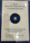 1982 British Virgin Islands Proof 25  Coin Gold Very Low Mintage  W  Certificate
