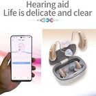 Bluetooth App Control Rechargeable Hearing Aids For Seniors With Music Streaming