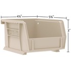 30210 Akrobins Plastic Storage Bins  Space-saving Stackable Bins For Garage     