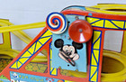 Vintage 1950 s J chein Tin Windup Disneyland Roller Coaster Mickey Mouse