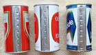 3 Different Empty Canadian Beer Cans - Straight Steel Vintage Canada