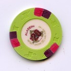 20 00 Chip From The Aladdin Casino Las Vegas Nevada Baccarat Oversized