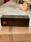 Vintage Elaborate Etched Sterling Silver Lipstick Holder Mirror Coral 800 Etched