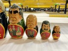 Ussr Russian Political Leaders Yeltsin - Stalin Set Of 6 Nesting Dolls - 8   