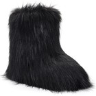 Faux Fur Women s Snow Boots - Comfortable Fluffy Winter Footwear For Cold Weathe