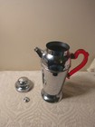 Vtg Art Deco Chrome Collection 6 Shakers Pitchers Ice Bucket Bakelite Handle 