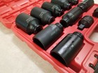1 2 Drive Deep Impact Socket Set 11-piece Metric Size Wheel Axle Nut Large