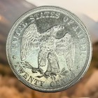 1875p 20c Twenty Cent Piece Xf au  Rare In Any Grade 38 500 Minted
