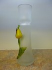 Antique Art Deco Glass Vase  10 Inches
