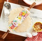 Pioneer Woman Sweet Romance Ceramic Rolling Pin With Acacia Wood Handles New
