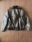 Vtg Excelled A2 G1 Faux Fur Flight Flyers Bomber Leather Jacket 50 Made In Usa
