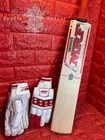 English Willow Cricket Bat Thick Edges Grade 1 Full Size Short Handle Natured
