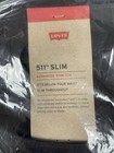 Levi s Strauss 511 Men s Slim Stretch Fit Jeans Pants W34 L32 Black New Denim