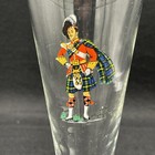 Vintage 50s Libbey Scottish Highlander Stemmed Pilsner Glasses Set Of 2