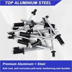 500pcs Pop Rivets Assortment Kit  14 Sizes Pop Rivet Aluminum Assorted Blind Riv