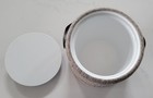 Vintage Georges Briard Inspired Ice Bucket Retro Vinyl Tweed Barware Insulated 